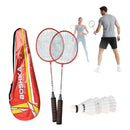 Juego de Badminton 2 Raquetas 3 Gallitos Facil de Trasladar