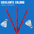 Juego de Badminton 2 Raquetas 3 Gallitos Facil de Trasladar