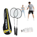 Juego de Badminton 2 Raquetas 3 Gallitos Facil de Trasladar