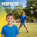 Juego de Badminton 2 Raquetas 3 Gallitos Facil de Trasladar