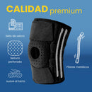 Rodillera Gym con Estabilizadores Laterales y Almohadilla