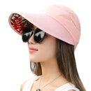SOMBRERO PARA SOL MUJER VISERA CAMPING PROTECCIÓN UV