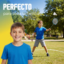 Juego de Badminton 2 Raquetas 3 Gallitos Facil de Trasladar