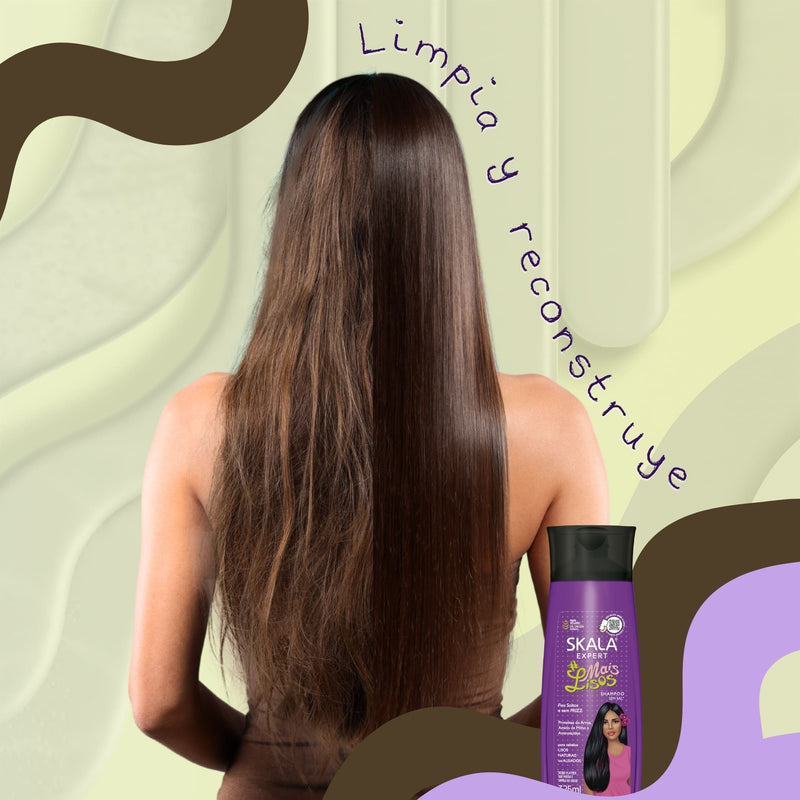 Shampoo Skala Expert Vitamina E y D Proteinas del Arroz
