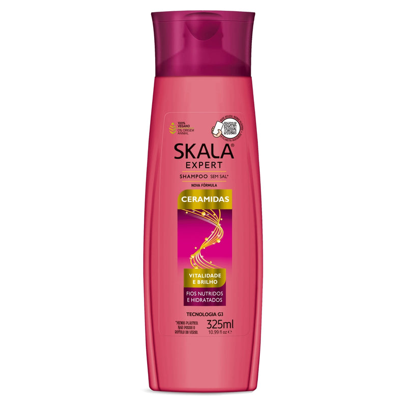 Shampoo Skala Expert Ceramidas Brillo y Vitalidad al cabello