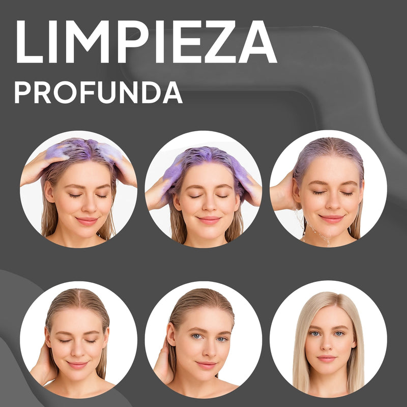 Shampoo Skala Expert Matizador Cabello Rubio Gris Decolorado