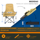 Silla Plegable Camping Playa Ecomlab Para Exterior Portatil