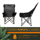 Silla Plegable Camping Playa Ecomlab Para Exterior Portatil