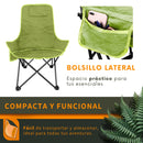 Silla Plegable Camping Playa Ecomlab Para Exterior Portatil
