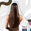 Crema Para Peinar Skala Vitaminas Cabello Lacio Rizado 1kg
