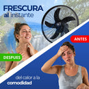 Ventilador de Pedestal Potente 3 Velocidades 18 Pulgadas Paquete 1 Pieza Ecomlab