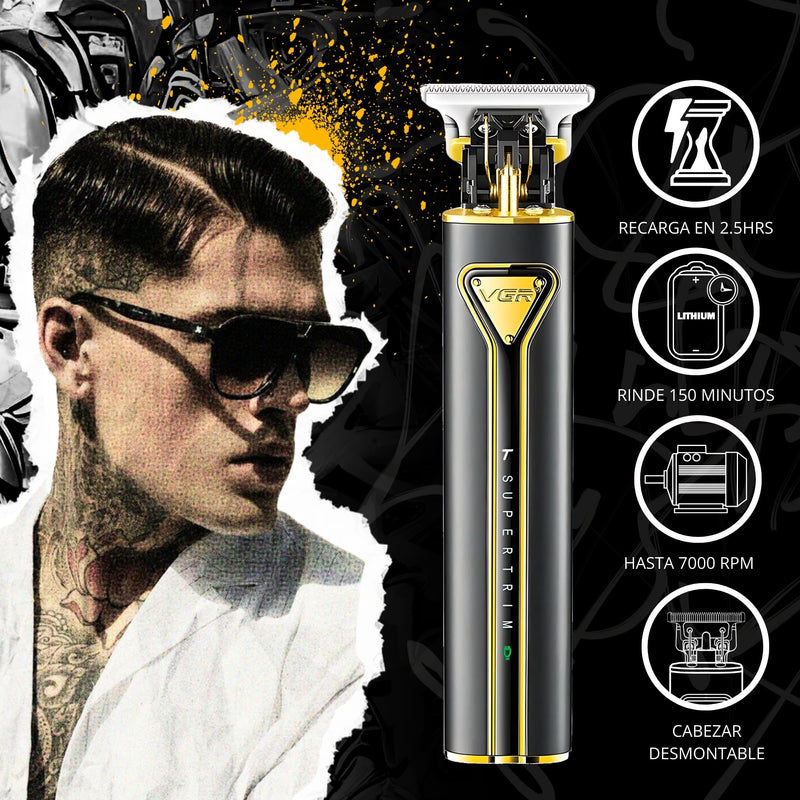 Maquina Para Cortar Cabello VGR V-009 Trimmer Perfiladora