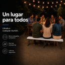 Banca Plegable de Plástico de 180 cm Tipo Portafolio, Ecomlab Resistente y Fácil de Transportar HP-180CD