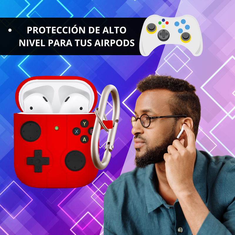 FUNDA PARA AIRPODS CARCASA ECOMLAB GAMER TODO LOS MODELOS