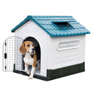 Casa para Perro Raza Mediana Desmontable con Puerta y Baño