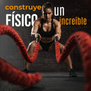 Cuerda de Azote Crossfit Nylon 9 mts Ecomlab Entrenamiento