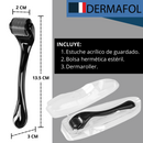 DERMAROLLER RODILLO PARA BARBA DERMAFOL 0.5 MM AGUJA TITANIO
