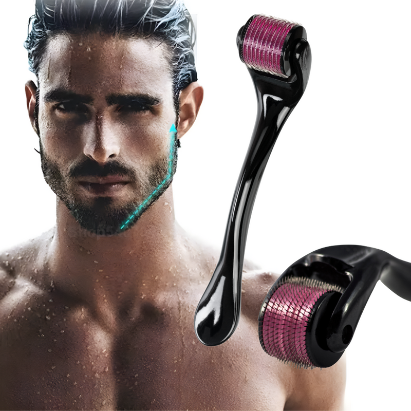 DERMAROLLER RODILLO PARA BARBA SYSTEM 0.5 MM AGUJA TITANIO
