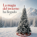 Árbol De Navidad Pino Nevado de 1.80 Mts Gratis Pie de Árbol