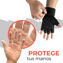 Guantes para Gym Antideslizantes con Muñequeras Unisex