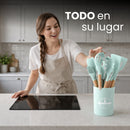 Cucharas de Silicona Set de Utensilios de Cocina 12 pcs