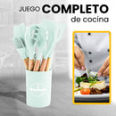 Cucharas de Silicona Set de Utensilios de Cocina 12 pcs