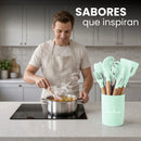 Cucharas de Silicona Set de Utensilios de Cocina 12 pcs