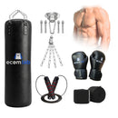 Costal Box Profesional Set De Saco De Boxeo De 100cm Con 4 Piezas