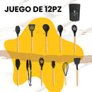 Cucharas de Silicona Set de Utensilios de Cocina 12 pcs