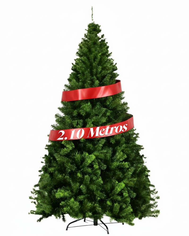 ARBOL DE NAVIDAD PINO NAVIDEÑO ECOMLAB FRONDOSO 2.10 MTS