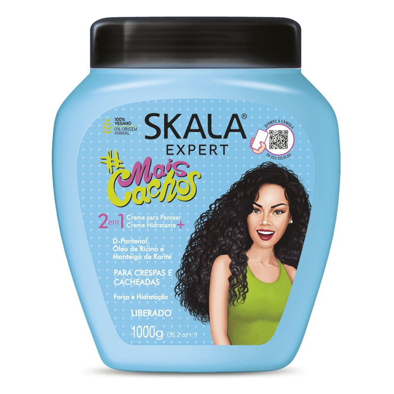 Crema Skala Rizos Tratamiento Para Peinar Cabello Rizado 1kg