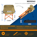 Silla Camping Plegable Ecomlab Portatil Para Exterior