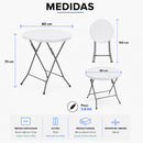 Mesa Plegable Portátil Redonda Ecomlab – Mesa Lateral Plegable HP-60Y