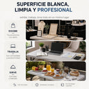 Mesa Plegable de Plástico Portátil Cuadrara Ecomlab para Jardín, Interior y Exterior HP-82C