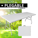 MESA PLEGABLE 180 CM DE PLASTICO ECOMLAB PORTAFOLIO HP-180CZ