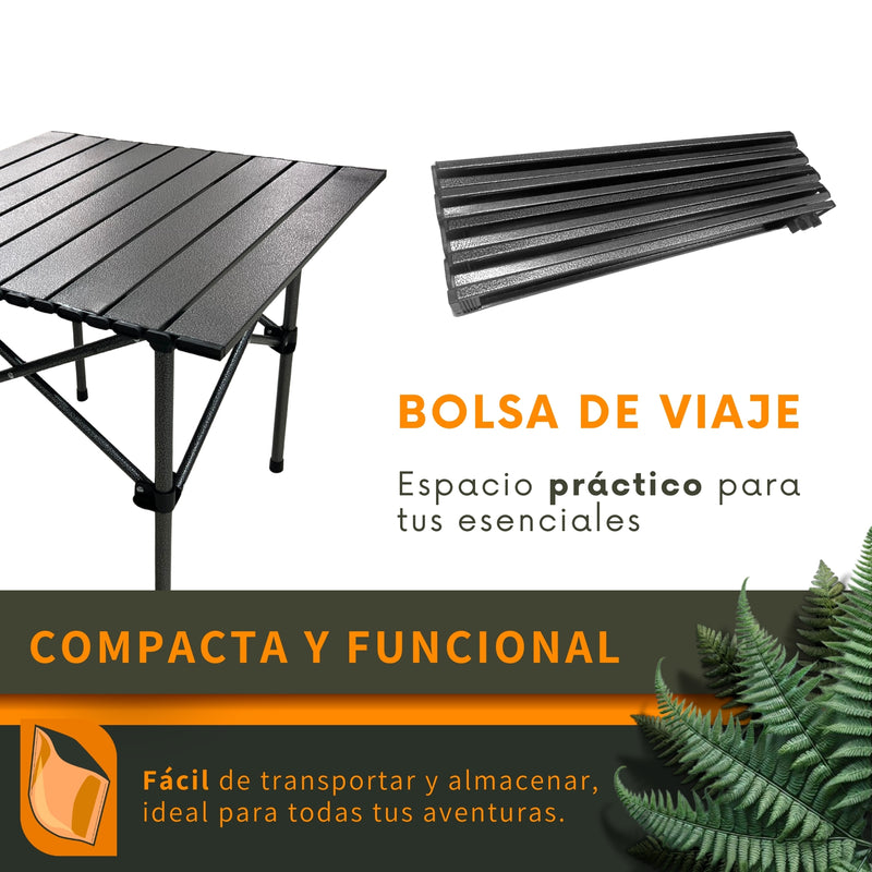 Mesa Plegable Portátil Camping Ecomlab Bolsa Transportadora