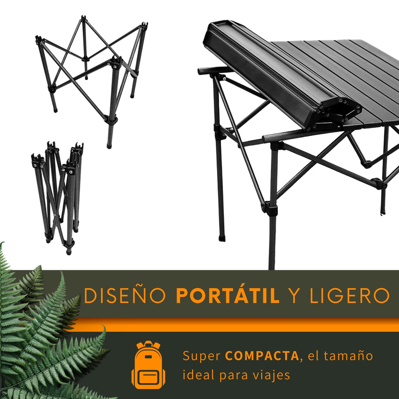 Mesa Plegable Portátil Camping Ecomlab Bolsa Transportadora