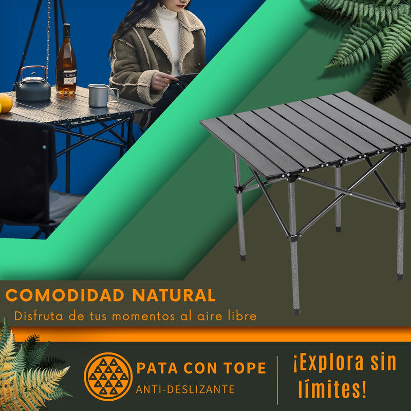 Mesa Plegable Portátil Camping Ecomlab Bolsa Transportadora