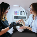 MESA PARA UÑAS MANICURE ECOMLAB PORTATIL PLEGABLE ESTÉTICA