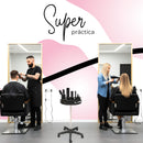 Mesa Redonda Auxiliar Estetica Con juego de Peines