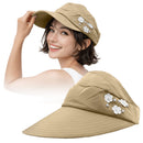 SOMBRERO PARA SOL MUJER VISERA CAMPING PROTECCIÓN UV