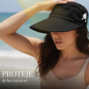 SOMBRERO PARA SOL MUJER VISERA CAMPING PROTECCIÓN UV