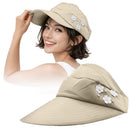 SOMBRERO PARA SOL MUJER VISERA CAMPING PROTECCIÓN UV