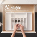 Organizador De Cubiertos Para Cajon Expansible 8 Divisiones