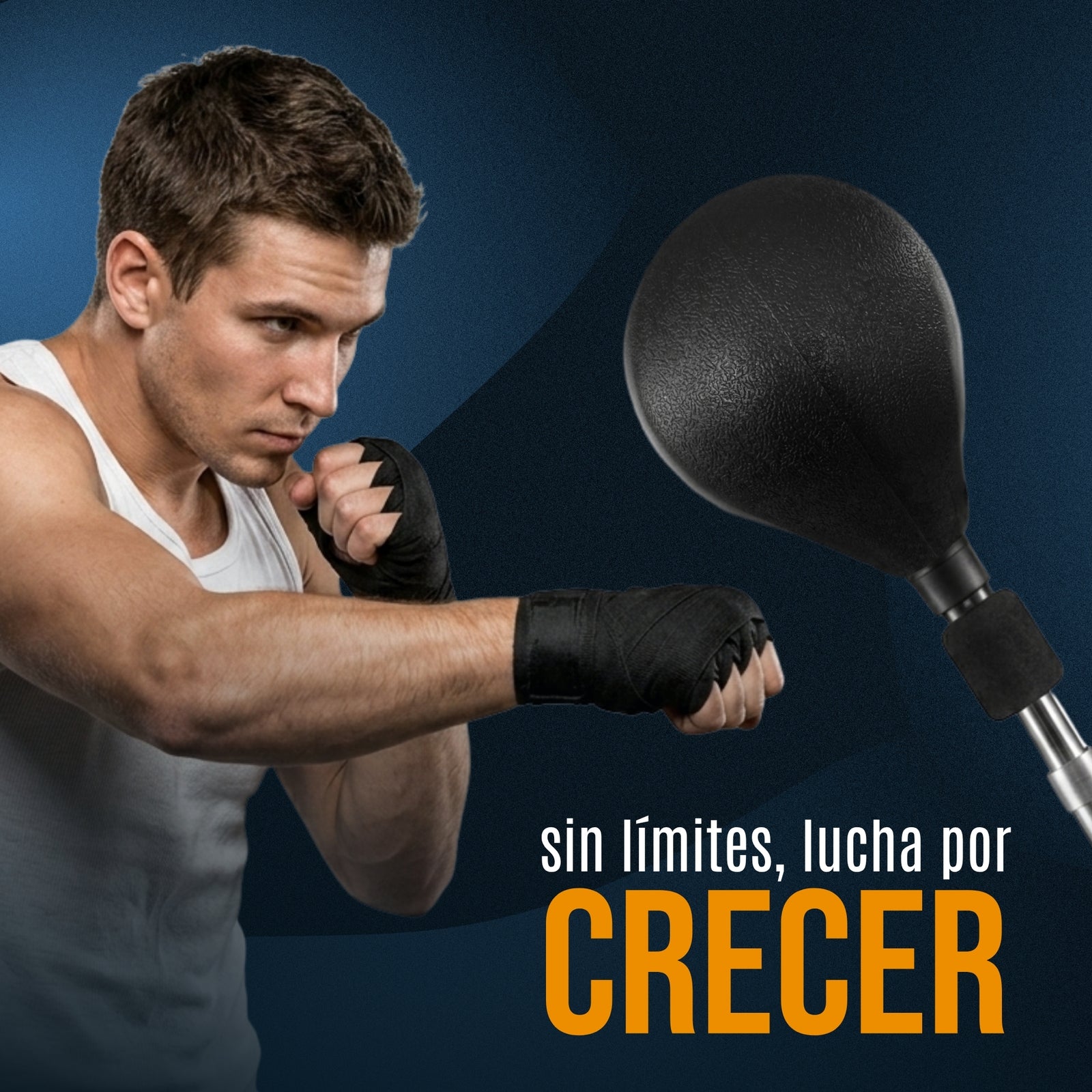 Pera De Boxeo Profesional Con Base, Altura Regulable Sistema de Rebote
