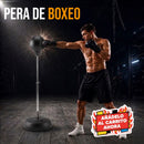 Pera De Boxeo Profesional Con Base, Sistema de Rebote con Resorte, Altura Regulable.