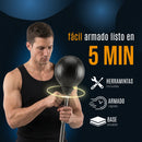 Pera De Boxeo Profesional Con Base, Sistema de Rebote con Resorte, Altura Regulable.