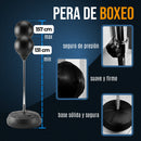 Pera De Boxeo Profesional Con Base, Sistema de Rebote con Resorte, Altura Regulable.