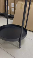 MESA DE CENTRO MINIMALISTA ECOMLAB AUXILIAR DE SALA METALICA BLANCA O NEGRA