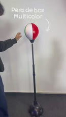 Pera De Boxeo Profesional Con Base Altura Ajustable